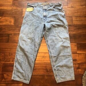 Levis Silver Tab Mens 38x32 (36x30) Denim Loose Baggy Y2K Grunge Wide Leg 1990’s